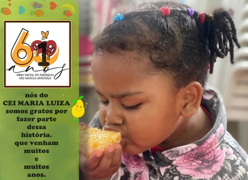 Parabéns para a Obra Social e à todos que fazem parte desse trabalho