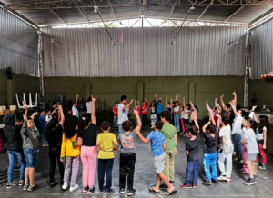 Visita do Núcleo de extensão do Teatro Municipal